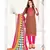 multicolor printed cotton unstitched salwar with dupatta