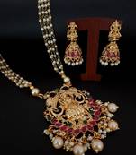 Gold ruby  south-indian-jewellery