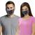 Maroon  Twin Layered Community Face Mask for Adult
