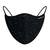 Black  Twin Layered Community Face Mask for Adult