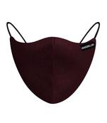 Brown (Pack of 5) Twin Layered Community Face Mask for Adult