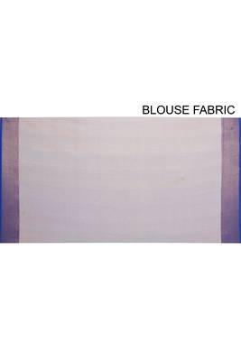 Beige Banarasi Tanchoi Art Muslin Silk Saree With Blouse 4
