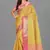Mustard Banarasi Tanchoi Art Muslin Silk Saree With Blouse