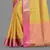 Mustard Banarasi Tanchoi Art Muslin Silk Saree With Blouse