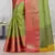 Green Banarasi Tanchoi Art Muslin Silk Saree With Blouse