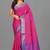 Rani Pink Banarasi Tanchoi Art Muslin Silk Saree With Blouse