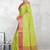 Light Green Banarasi Tanchoi Art Muslin Silk Saree With Blouse