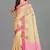 Beige Banarasi Tanchoi Art Muslin Silk Saree With Blouse