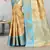 Beige Banarasi Art Silk Saree With Blouse