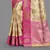 Light Beige Banarasi Art Silk Saree With Blouse