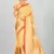 Yellow Banarasi Tanchoi Art Muslin Silk Saree With Blouse