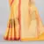 Yellow Banarasi Tanchoi Art Muslin Silk Saree With Blouse