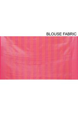 Rani Pink Banarasi Art Silk Saree With Blouse 4