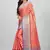 Peach Banarasi Art Silk Saree With Blouse