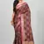 Brown Banarasi Art Silk Saree With Blouse