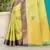 Light Green Banarasi Tanchoi Art Muslin Silk Saree With Blouse