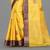 Yellow Banarasi Tanchoi Art Muslin Silk Saree With Blouse