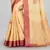 Beige Banarasi Tanchoi Art Muslin Silk Saree With Blouse
