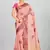 Light Peach Banarasi Tanchoi Art Muslin Silk Saree With Blouse