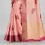 Light Peach Banarasi Tanchoi Art Muslin Silk Saree With Blouse