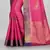 Rani Pink Banarasi Tanchoi Art Muslin Silk Saree With Blouse