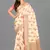 Light Beige Banarasi Cotton Silk Saree With Blouse