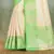 Cream Banarasi Brocade Art Silk Saree With Blouse