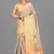 Beige Banarasi Brocade Art Silk Saree With Blouse