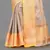 Beige Banarasi Brocade Art Silk Saree With Blouse