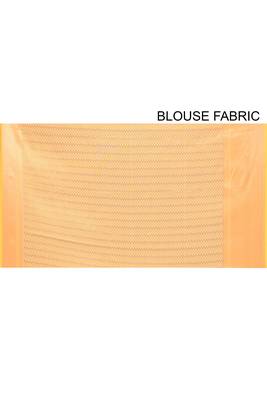 Beige Banarasi Brocade Art Silk Saree With Blouse 4