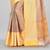 Antique Gold Banarasi Brocade Art Silk Saree With Blouse