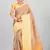 Peach Banarasi Brocade Art Silk Saree With Blouse