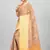 Peach Banarasi Brocade Art Silk Saree With Blouse
