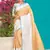 Beige Banarasi Brocade Art Silk Saree With Blouse