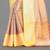Peach Banarasi Brocade Art Silk Saree With Blouse