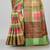 Multicolor Banarasi Cotton Silk Saree With Blouse