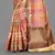 Multicolor Banarasi Cotton Silk Saree With Blouse