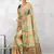 Multicolor Banarasi Cotton Silk Saree With Blouse
