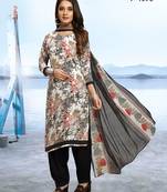Multicolor fancy crepe salwar