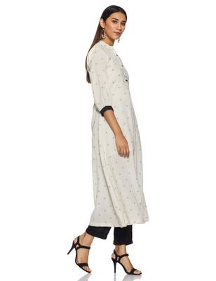 White woven cotton cotton-kurtis 3