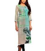 multicolor crepe rayon party wear kurtis