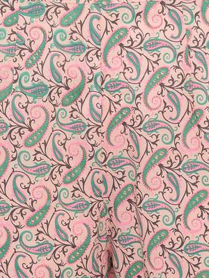 Women'S Foil Print & Gota Patti Work Straight Cotton Peach Kurta,Pant & Dupatta 7