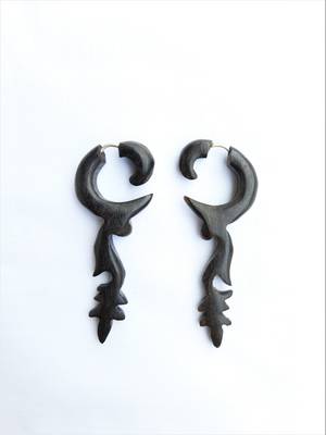 Jain Exports Designer Charm earring wooden 1