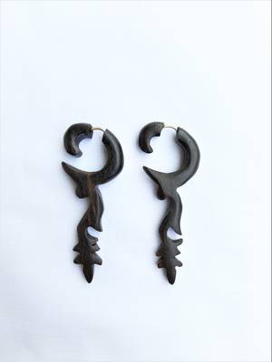 Jain Exports Designer Charm earring wooden 2