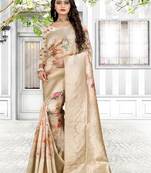 Chitrakshi digital print organza saree with blouse 