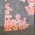 Black printed chanderi saree with blouse