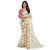 Light green printed chanderi saree with blouse