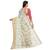 Light green printed chanderi saree with blouse