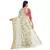 Light green printed chanderi saree with blouse