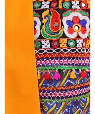 Blue Halter Neck Lehenga Choli 7